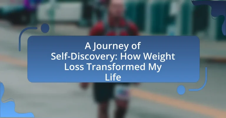 A Journey of Self-Discovery: How Weight Loss Transformed My Life