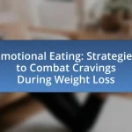 Emotional Eating: Strategies to Combat Cravings During Weight Loss