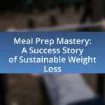 Meal Prep Mastery: A Success Story of Sustainable Weight Loss