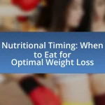 Nutritional Timing: When to Eat for Optimal Weight Loss
