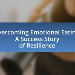 Overcoming Emotional Eating: A Success Story of Resilience