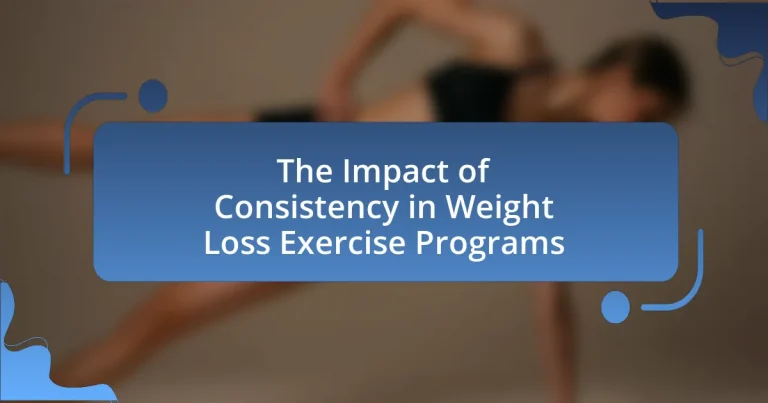 The Impact of Consistency in Weight Loss Exercise Programs
