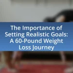 The Importance of Setting Realistic Goals: A 60-Pound Weight Loss Journey