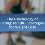 The Psychology of Eating: Mindful Strategies for Weight Loss