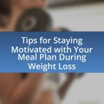 Tips for Staying Motivated with Your Meal Plan During Weight Loss